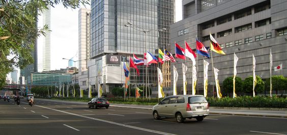 Flags of ASEAN nations